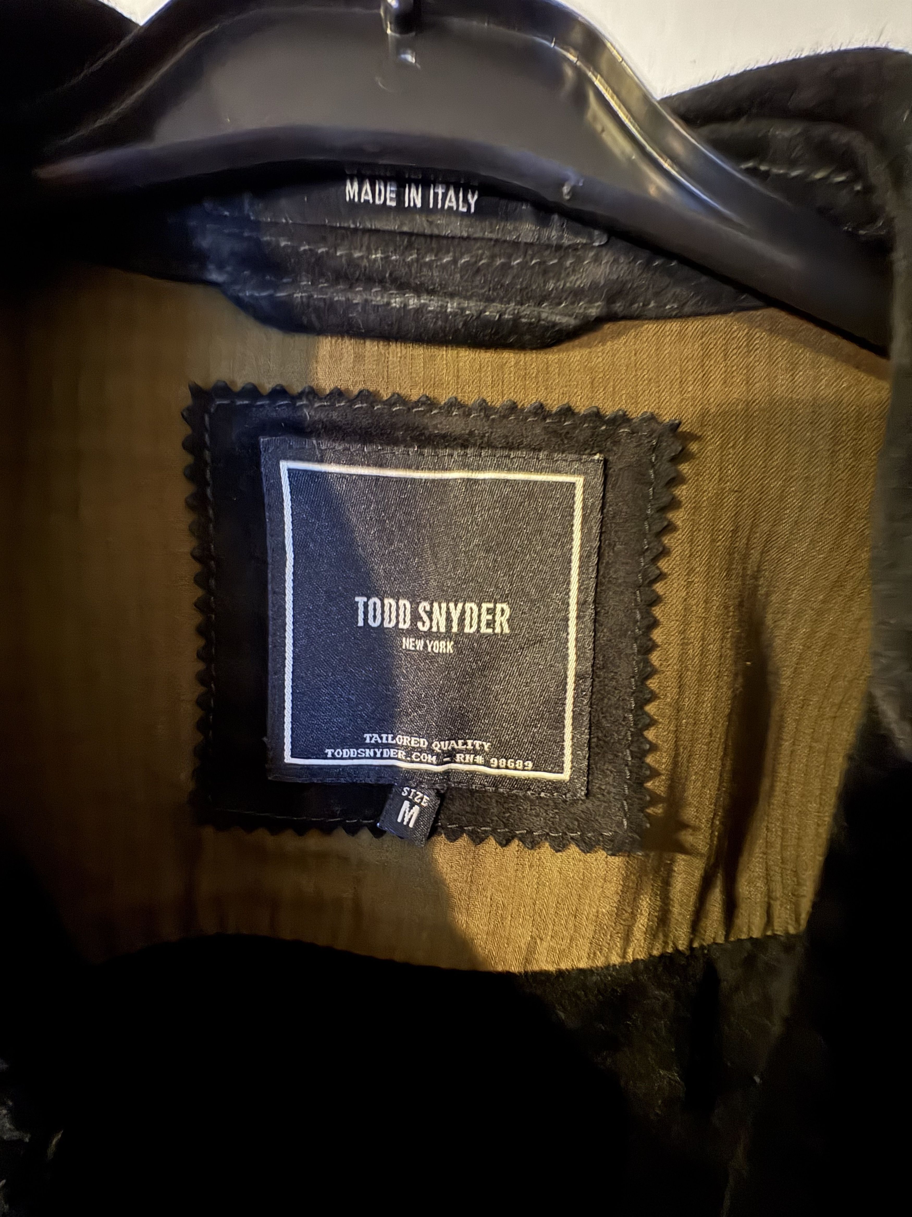 Todd Snyder Black Leather Todd Snyder Jacket Size US M / EU 48-50 / 2 - 3 Thumbnail