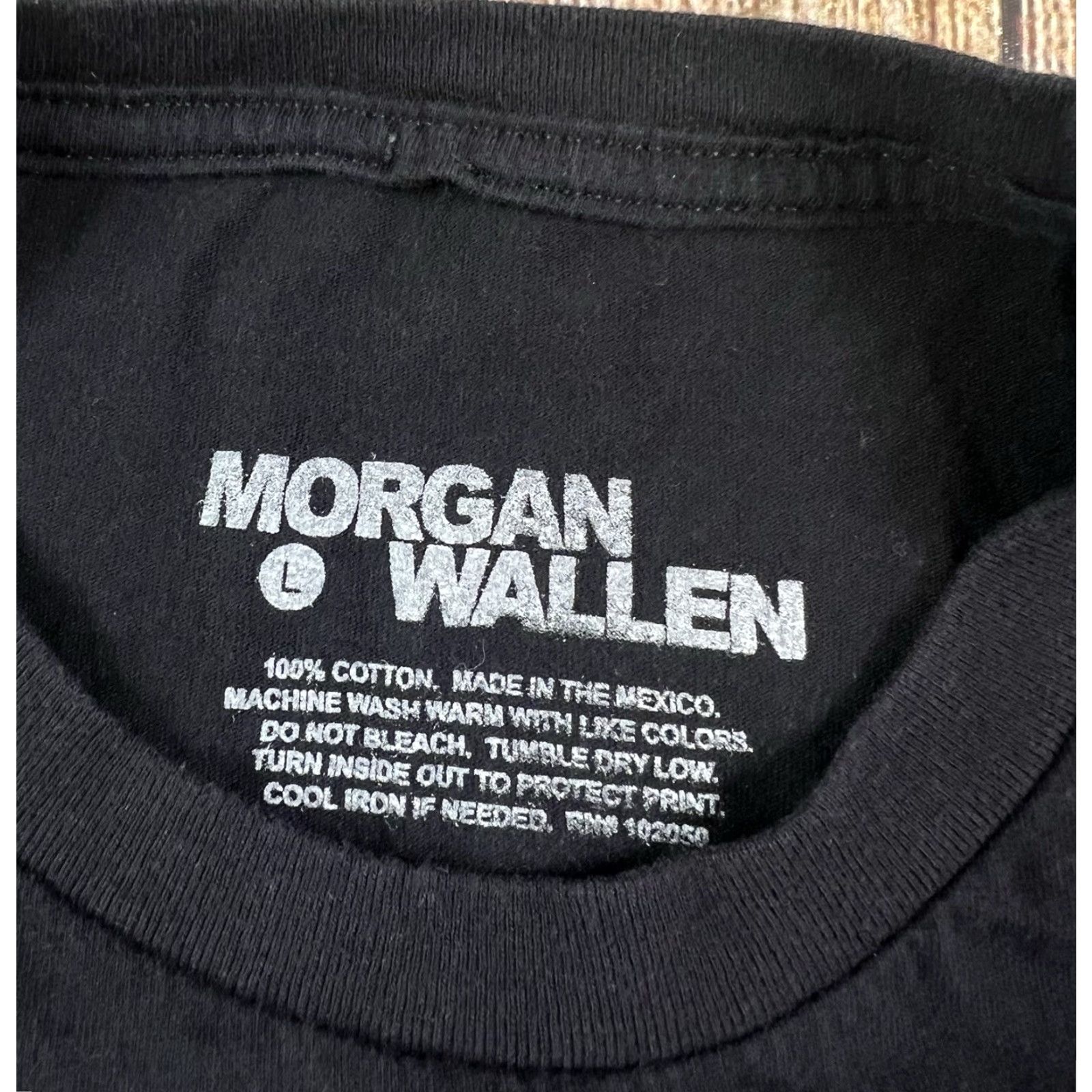 Vintage Morgan Wallen One Thing At A Time Tour T Shirt L Unisex Adults Short Sleeve Black Music Size L Size US L / EU 52-54 / 3 - 5 Thumbnail