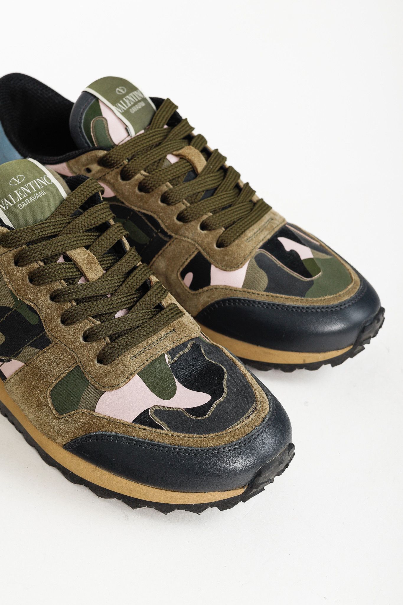 Valentino Valentino Garavani Rockrunner Camo Low-Top Sneakers Size US 6 / IT 36 - 6 Thumbnail