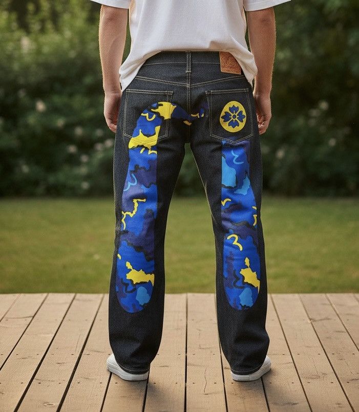 Evisu Evisu Daicock Denim Pants Size US 32 / EU 48 - 21 Thumbnail