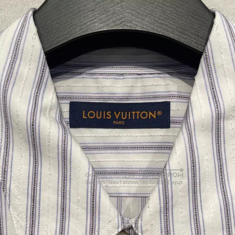 Louis Vuitton Louis Vuitton SS26 Vertical Stripe Long Sleeve Shirt Size US XL / EU 56 / 4 - 4 Thumbnail