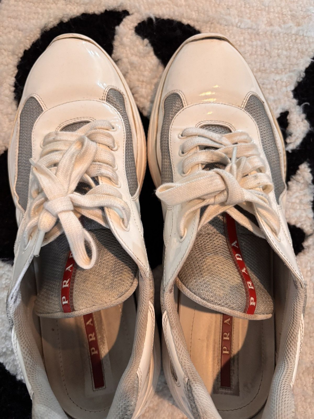 Prada Prada American Cup all white size 11 Size US 11 / EU 44 - 12 Thumbnail