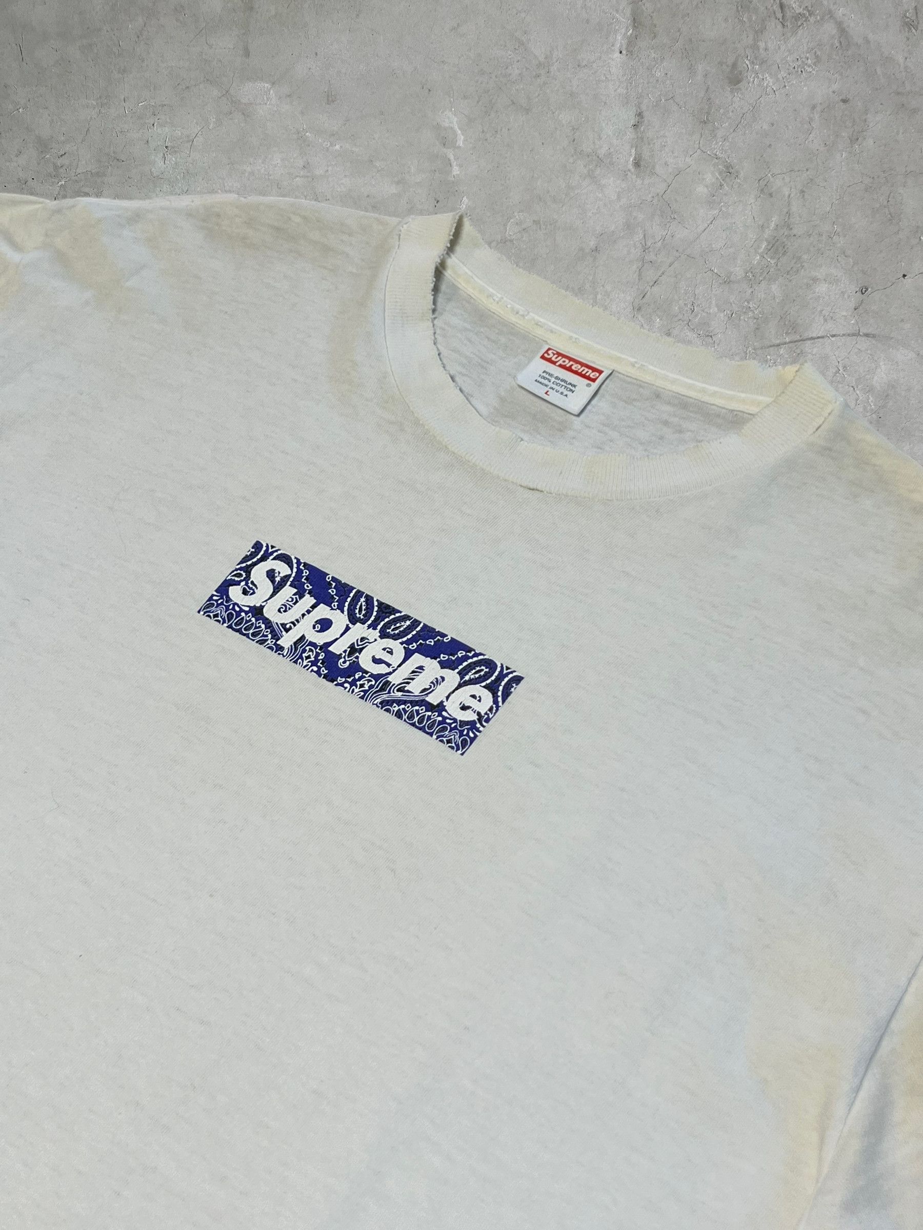 Supreme * OG 2001 *Purple Paisley Box Logo Size US L / EU 52-54 / 3 - 4 Thumbnail