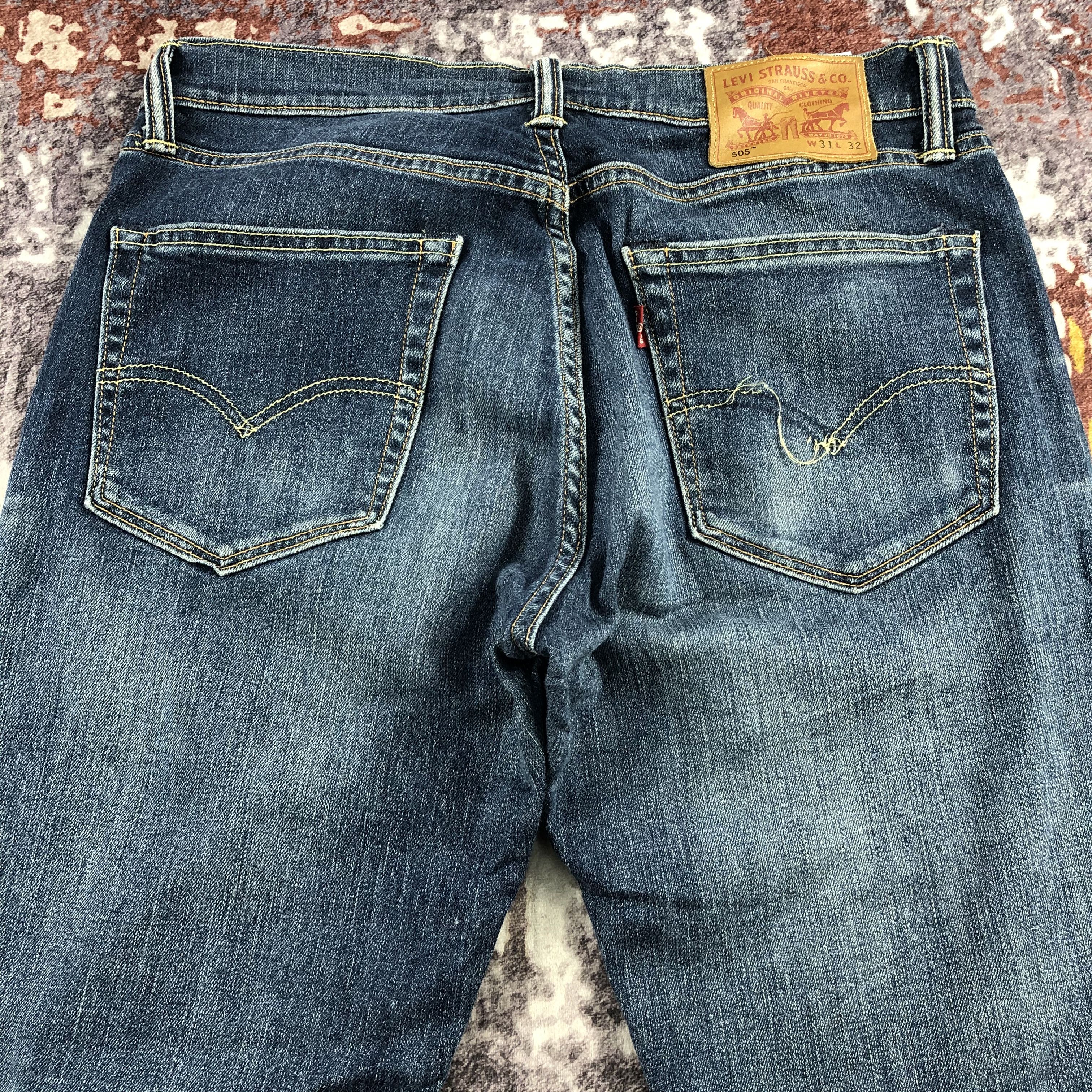 Levi's × Vintage Vintage Blue Wash Levis 505 Jeans-JM2250 Size US 32 / EU 48 - 4 Thumbnail