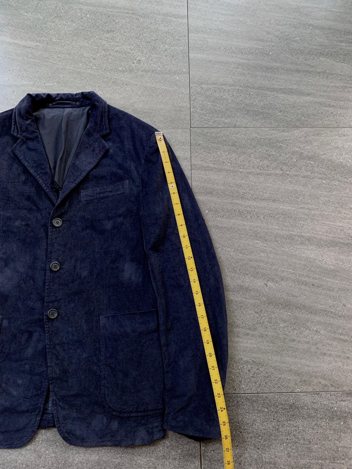 Prada FREE TAX! 2000s Navy Corduroy Blazer Jacket Size US S / EU 44-46 / 1 - 11 Thumbnail