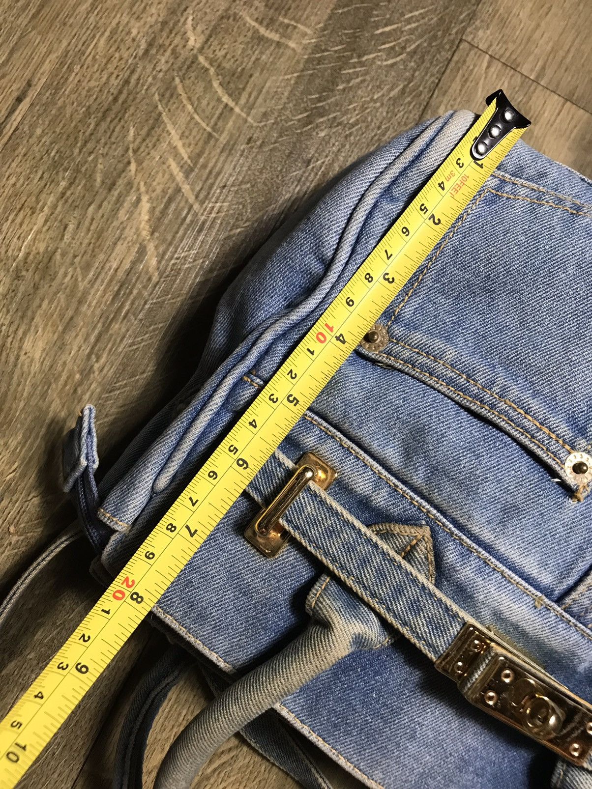 Handmade HANDMADE DENIM BIRKIN 2 WAY STYLE HANDBAG CROSSBODY Size ONE SIZE - 21 Thumbnail