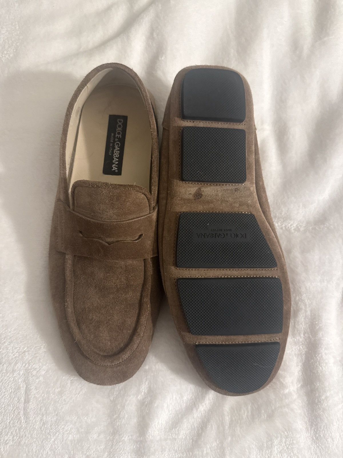 Dolce & Gabbana Dolce & Gabbana Suede Loafers Size US 12 / EU 45 - 8 Thumbnail