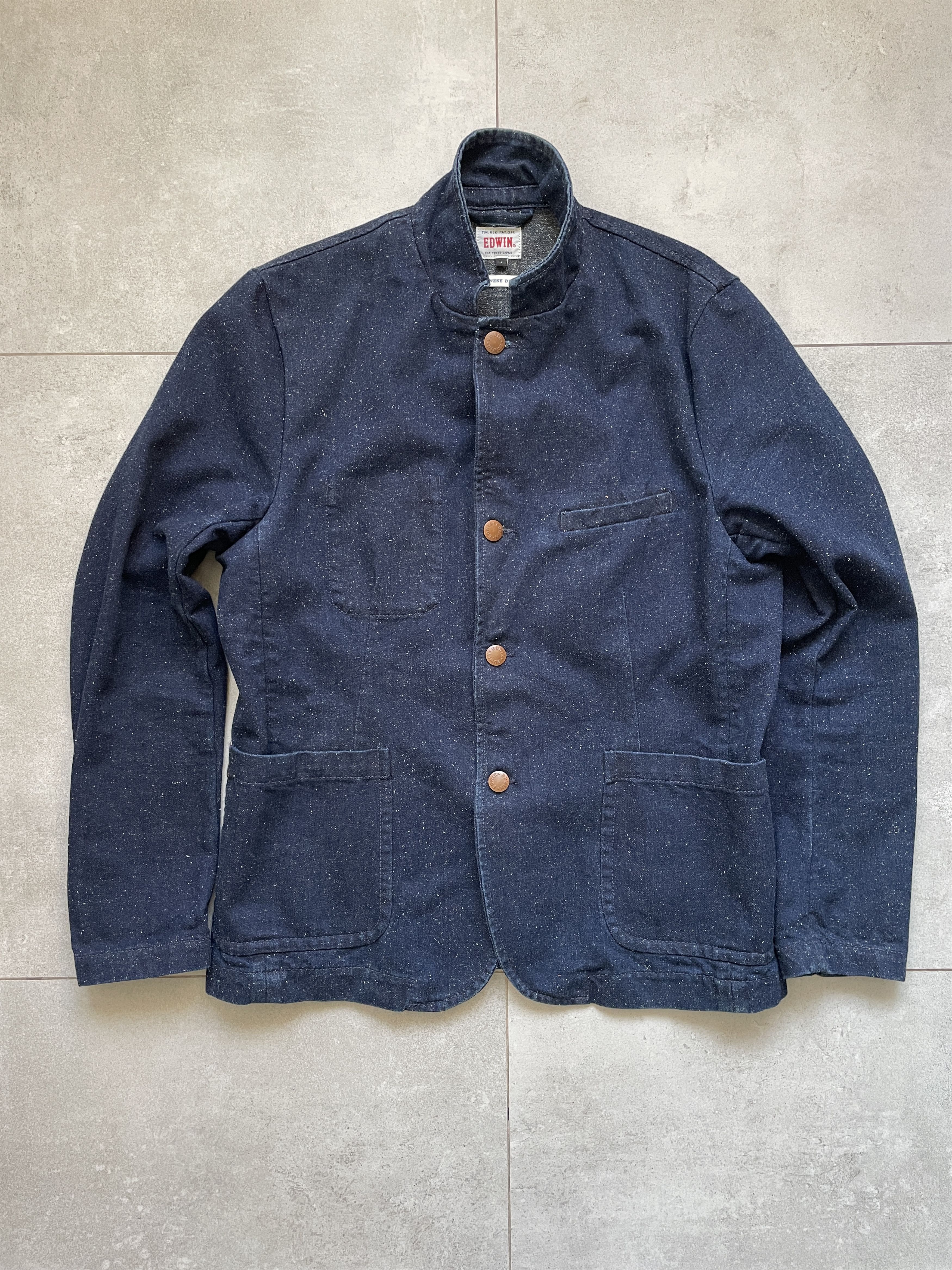 Edwin EDWIN REDFORD TOKYO JAPANEESE AMERICANO DENIM BLAZER JACKET Size US L / EU 52-54 / 3 - 4 Thumbnail