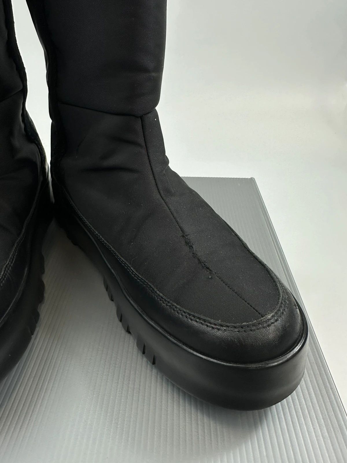 Prada Prada Sport FW1999 Black Moon Boots Ski Snow Chunky Sole Size US 8 / IT 38 - 5 Thumbnail