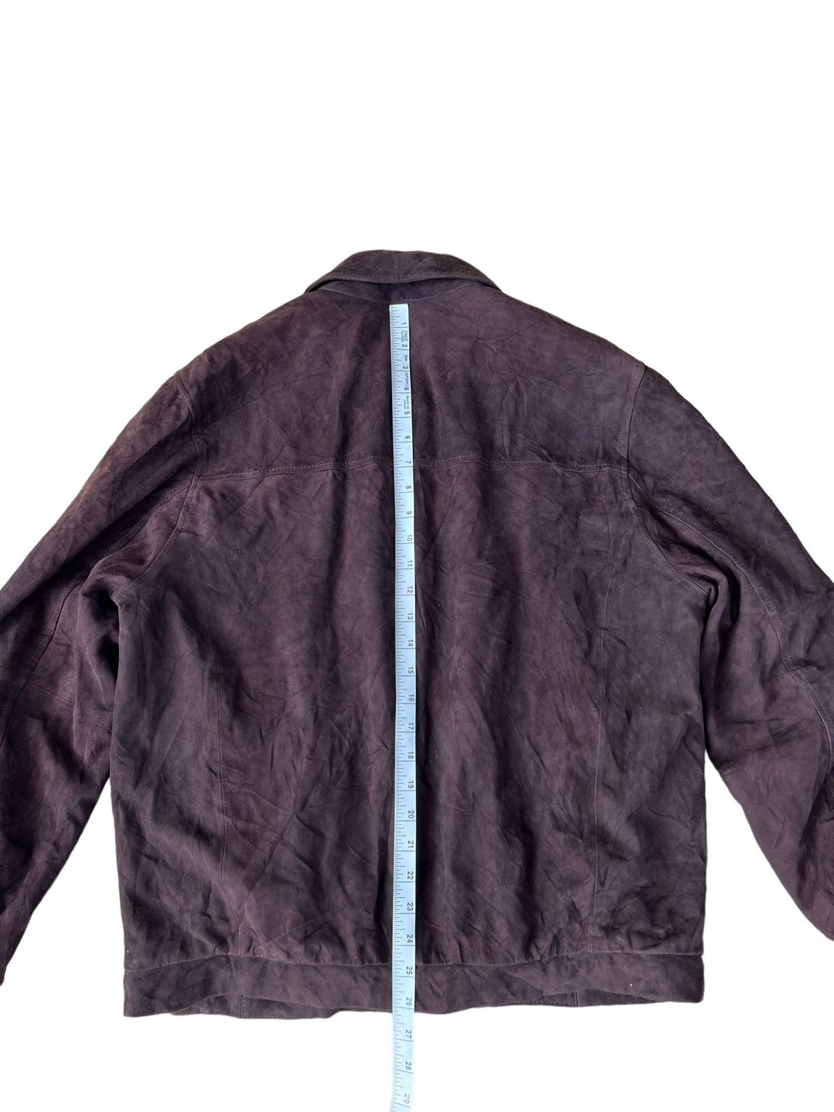 Brooks Brothers Vintage Brooks Brothers Dark Brown Suede Leather Jacket Size US M / EU 48-50 / 2 - 5 Thumbnail