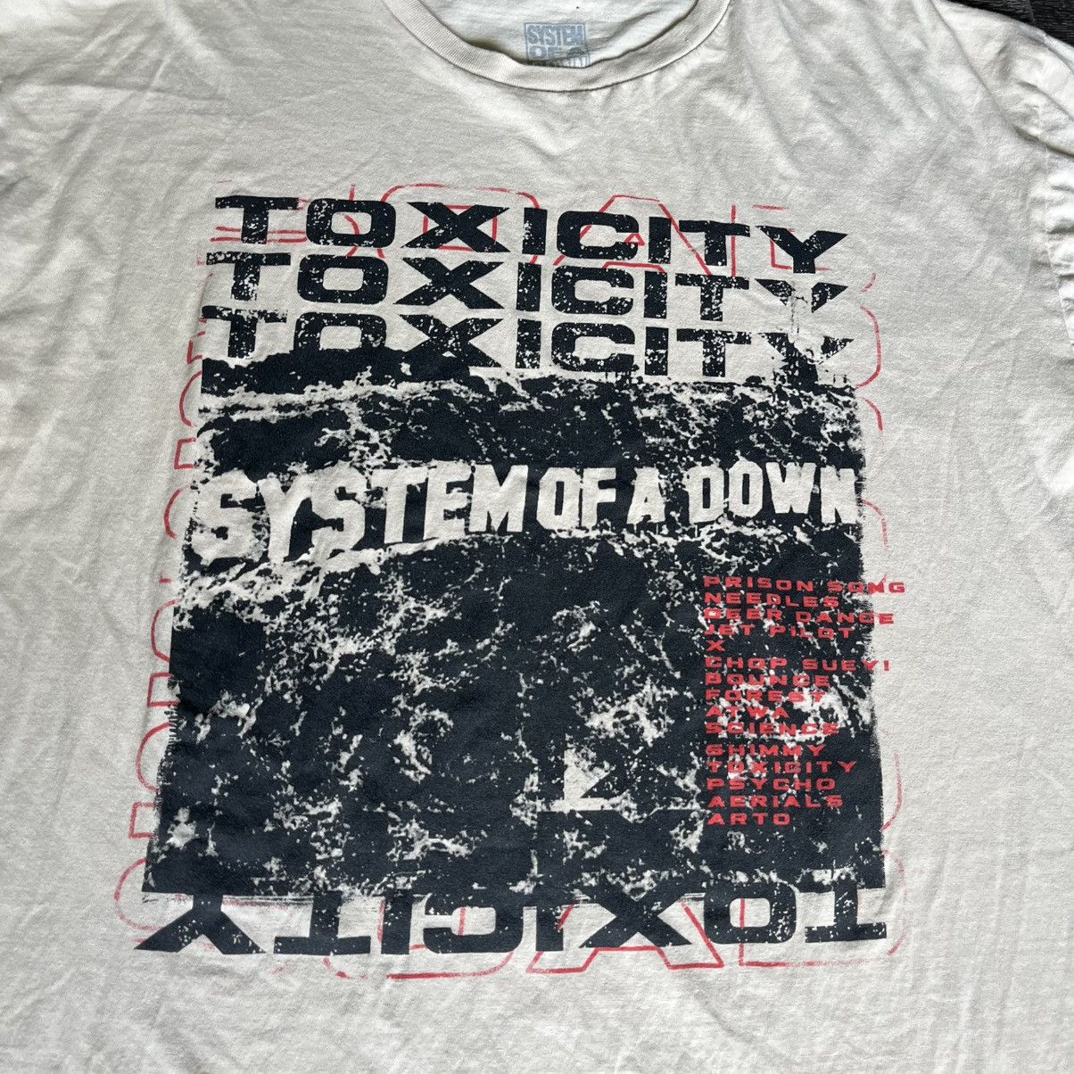 Band Tees System of a Down Toxicity Repeat Album Brand Logo Tee Shirt Size US XL / EU 56 / 4 - 3 Thumbnail