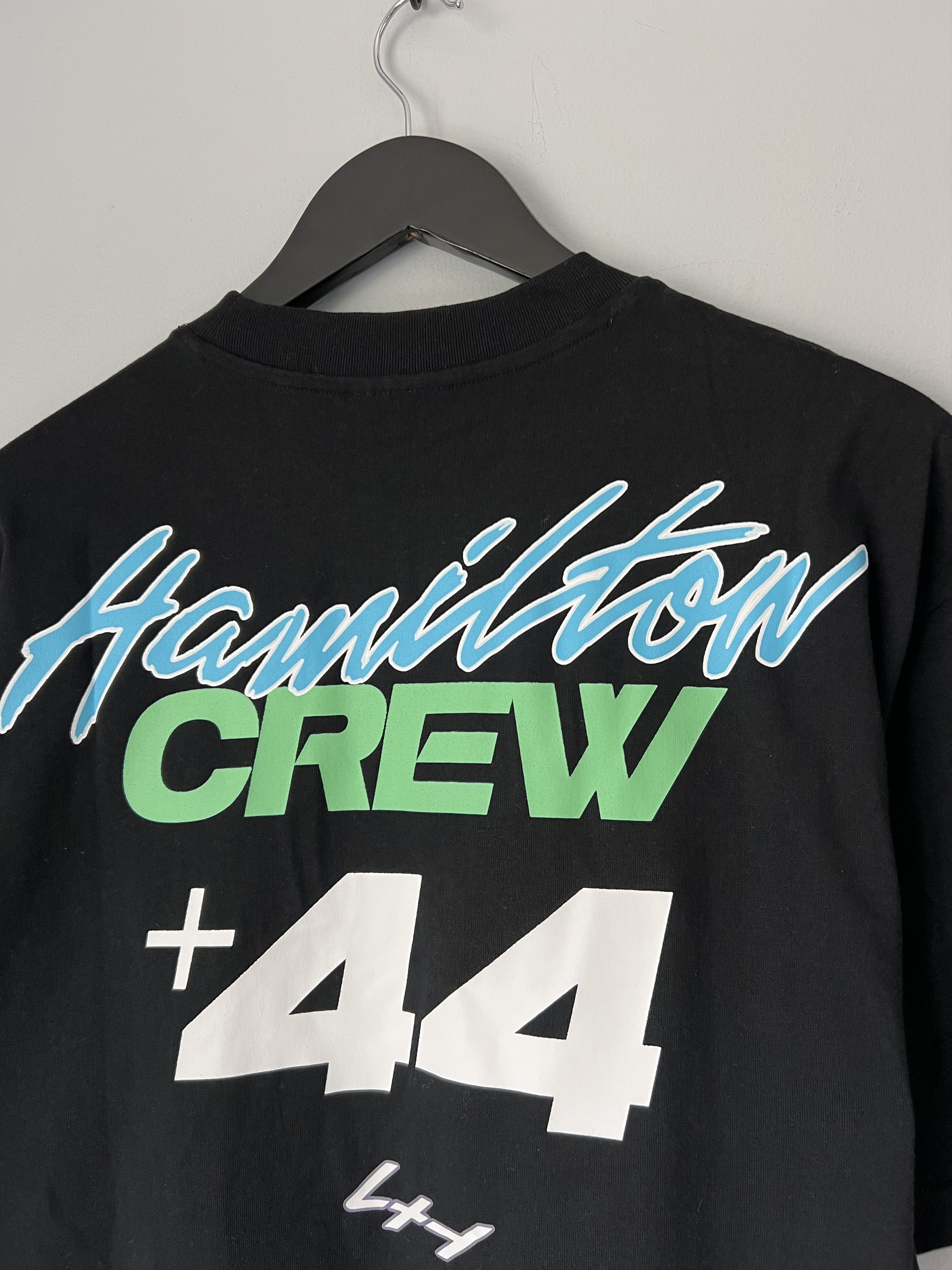 +44 +44 Lewis Hamilton Crew Tee in Black Size US XL / EU 56 / 4 - 4 Thumbnail