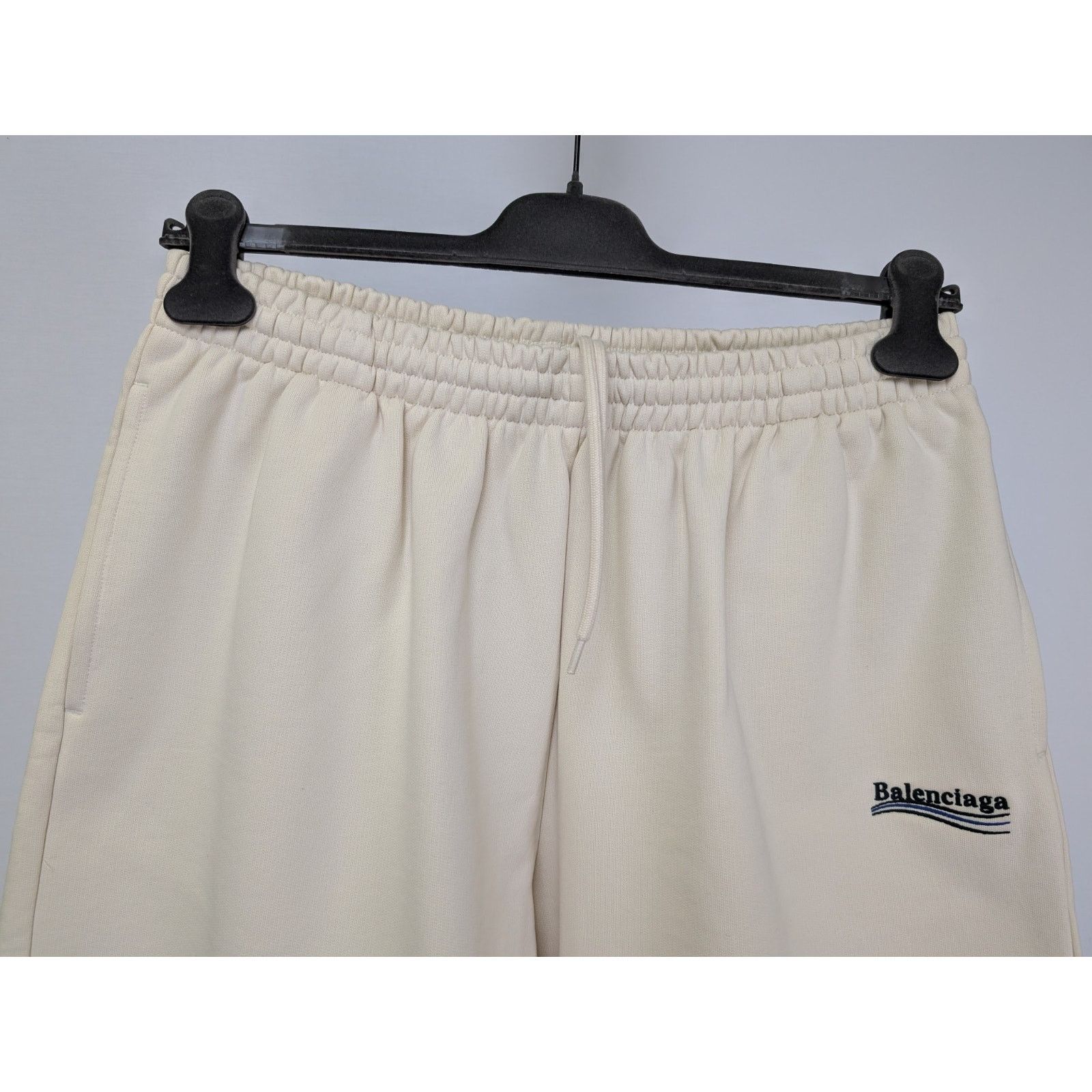 Balenciaga o1rshd1 Embro Pol Campgn Mol Boucleti Shorts in Cream Size US 30 / EU 46 - 8 Thumbnail