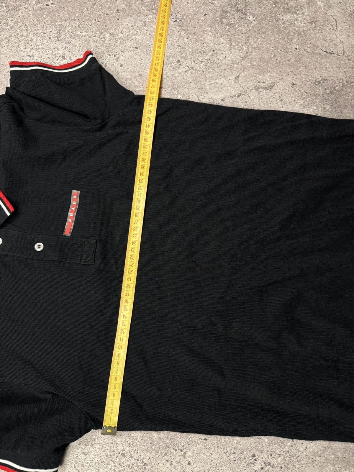 Prada Prada Red Tab Polo T Shirt Black Size US S / EU 44-46 / 1 - 9 Thumbnail