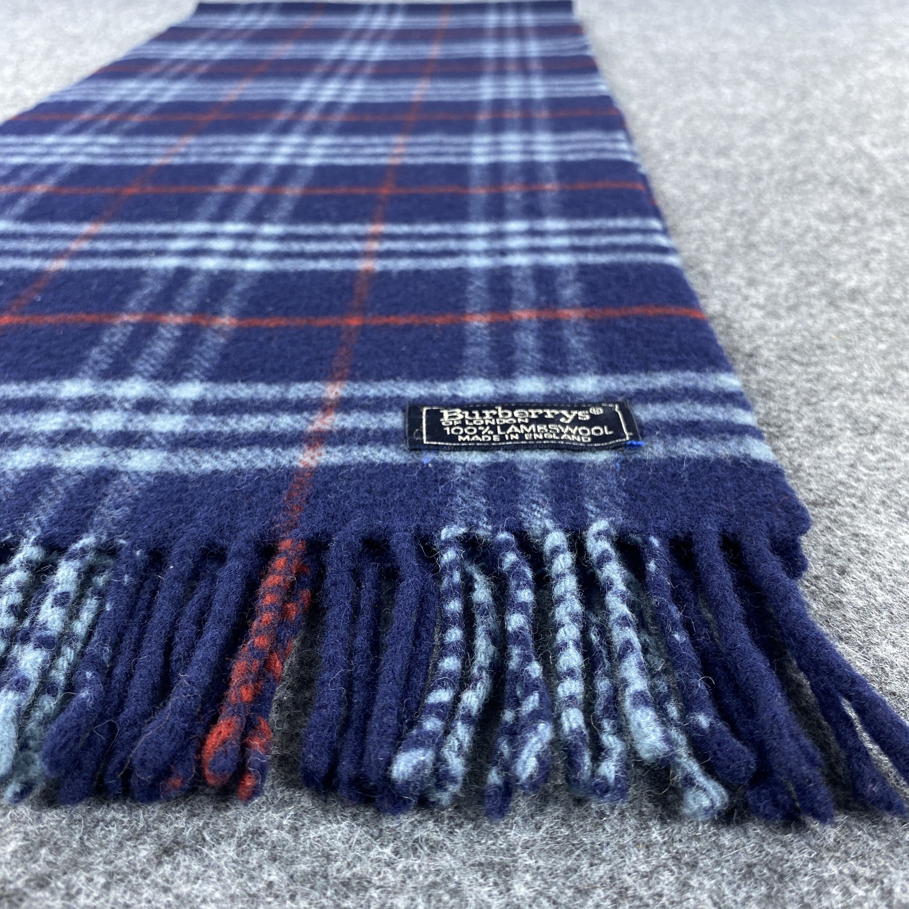 Burberry × Vintage Burberrys Scarf # Muffler # Neckwear # D423 Size ONE SIZE - 6 Thumbnail