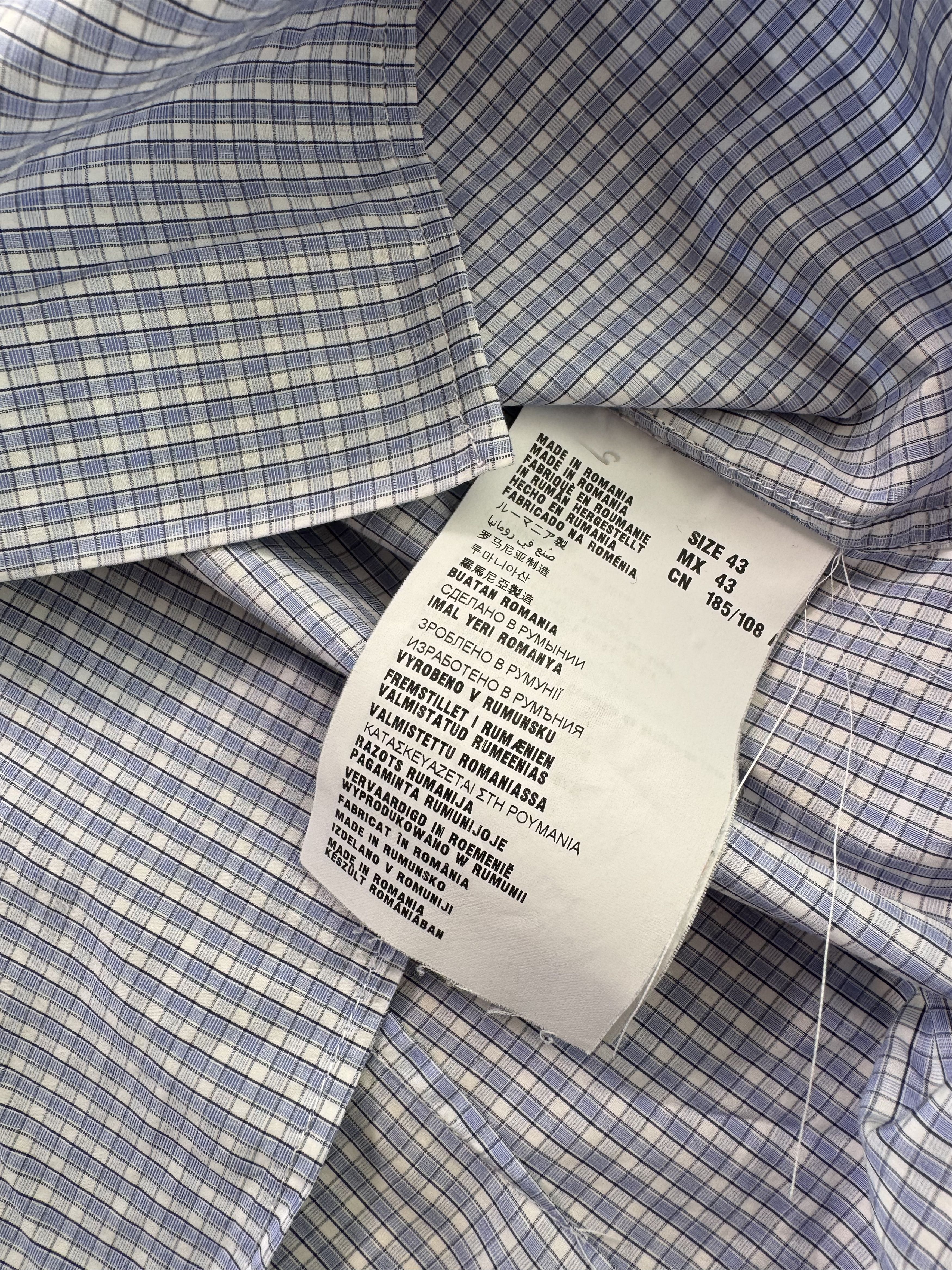 Prada Prada Vintage Dress Shirt Plaid Size US S / EU 44-46 / 1 - 6 Thumbnail