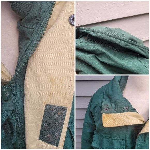 Vintage Vintage 80s Green Fall Plaid Field & Stream Goose Down Insul Size US L / EU 52-54 / 3 - 6 Thumbnail