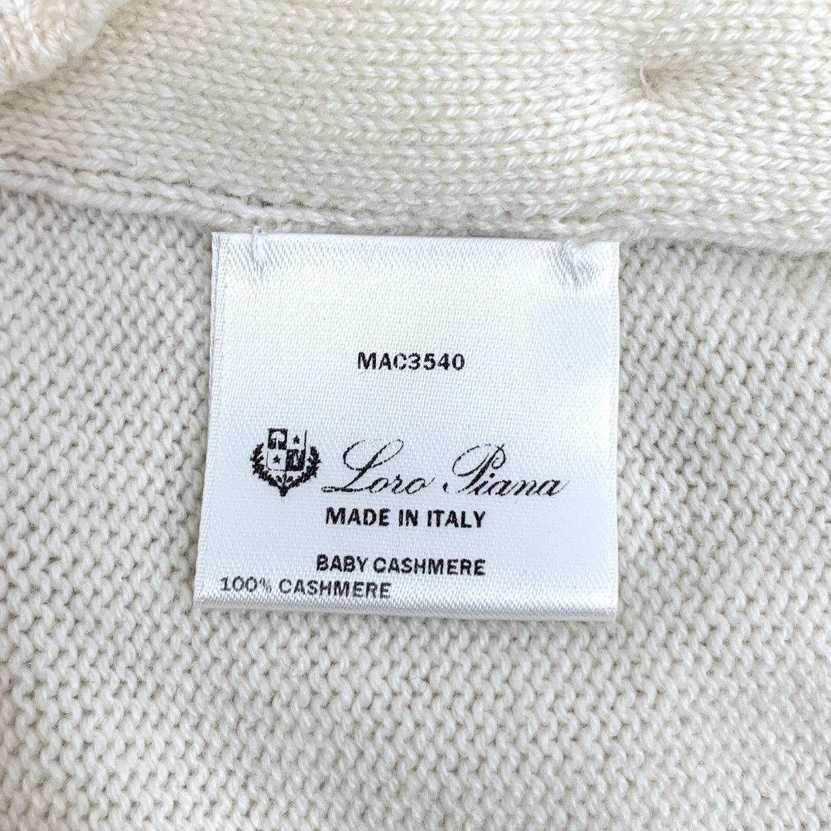 Loro Piana Loro Piana Beige Cashmere Long Sleeve Knit Sweater K26WX Size M / US 6-8 / IT 42-44 - 7 Thumbnail