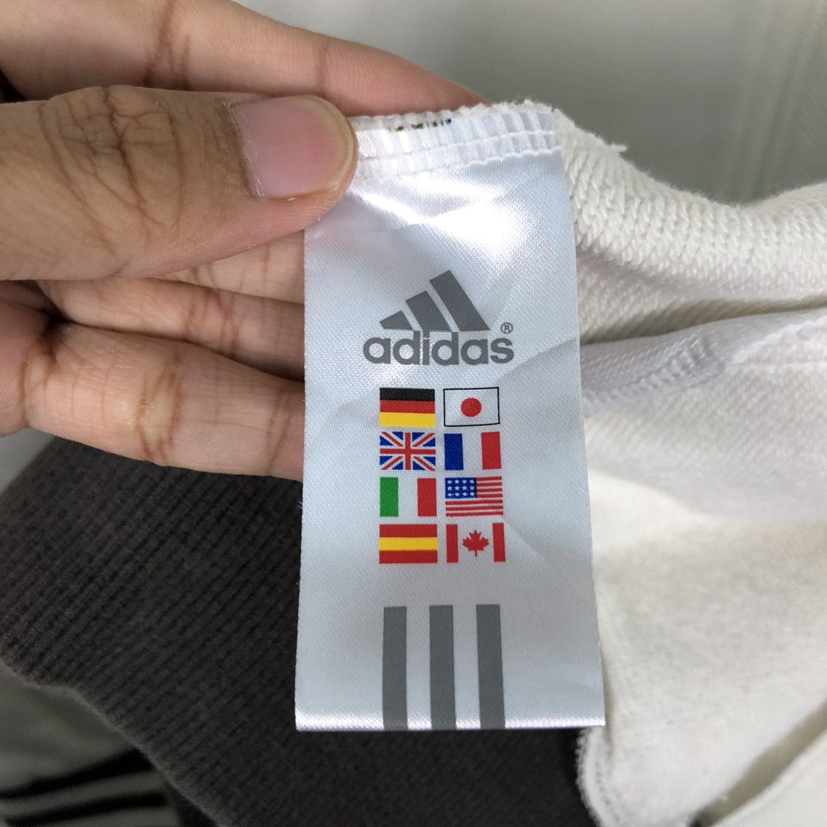 Adidas × Vintage Adidas 90s Long Sleeve Three Stripe Vintage Sweater Size US S / EU 44-46 / 1 - 18 Thumbnail