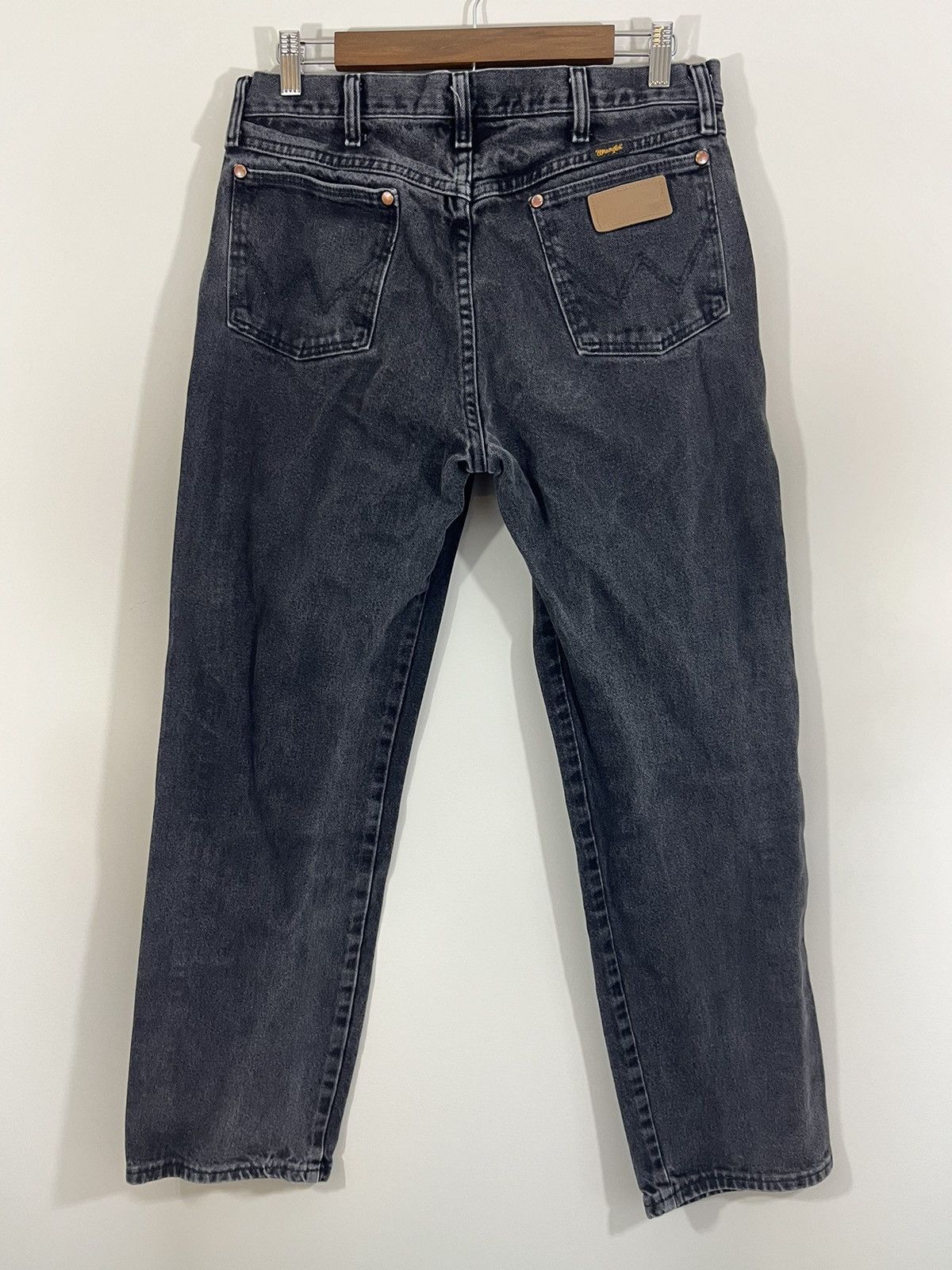 Vintage Sun Faded Distressed Black Jeans Size US 33 - 8 Thumbnail