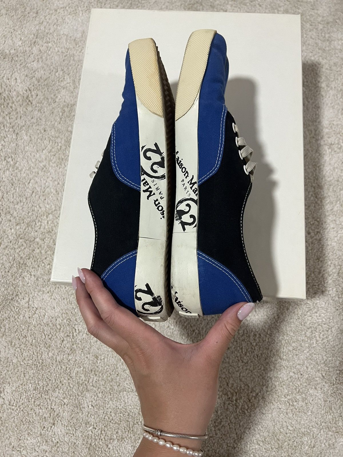 Maison Margiela Maison Margiela Tabi Canvas ‘Vans Era’ Sneakers Size US 8.5 / EU 41-42 - 3 Thumbnail