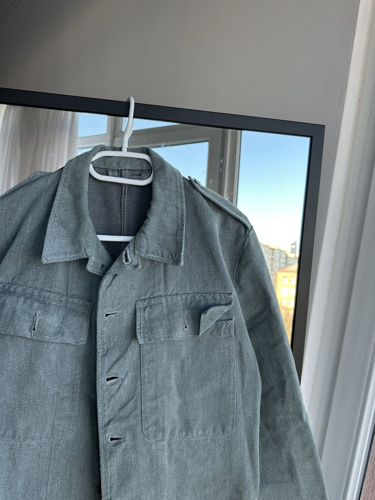 Other Vintage Swiss Army Military Jacket Twill Jacket 1950s/60s Size US L / EU 52-54 / 3 - 4 Thumbnail