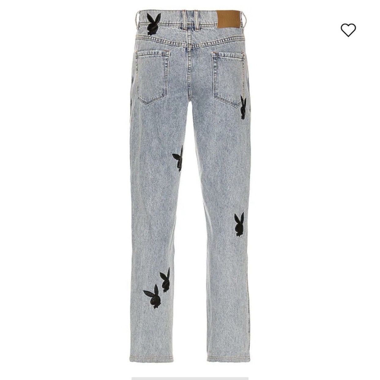 Playboy Playboy X Pleasure Bunny Applique Denim Size US 30 / EU 46 - 7 Thumbnail