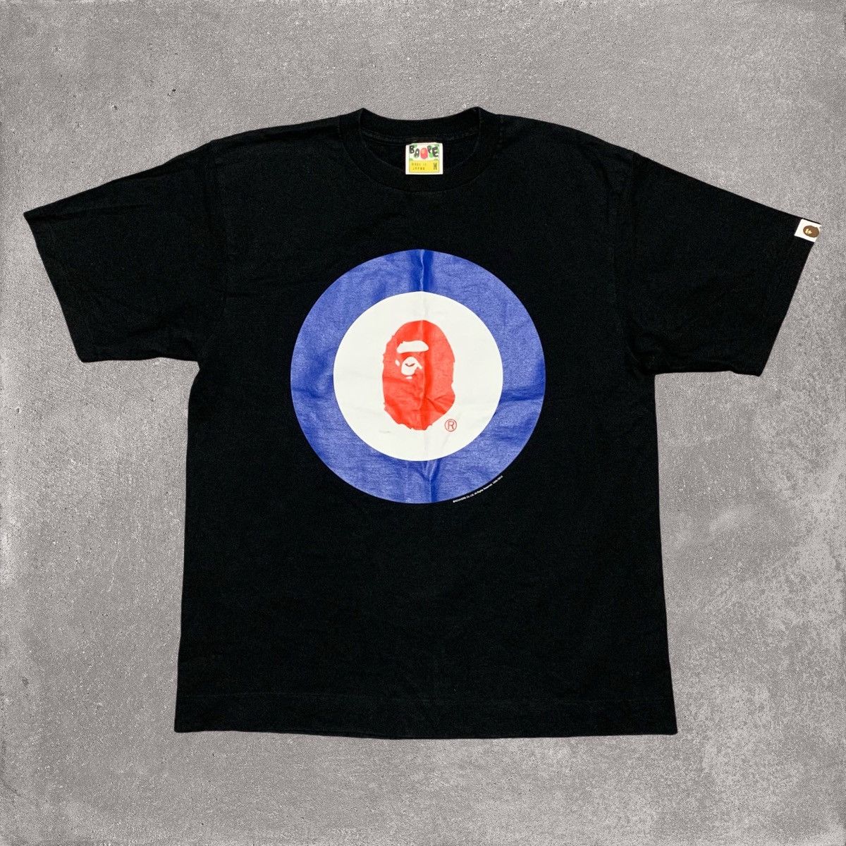Off-White Bape Medium Target Graphic Black Tee A Bathing Ape 2010 Size US M / EU 48-50 / 2 - 1 Thumbnail