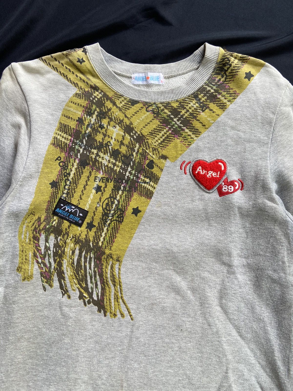Angel Blue I LOVE AB ANGEL BLUE 89 SUN FADED SWEATSHIRT Size US S / EU 44-46 / 1 - 4 Thumbnail