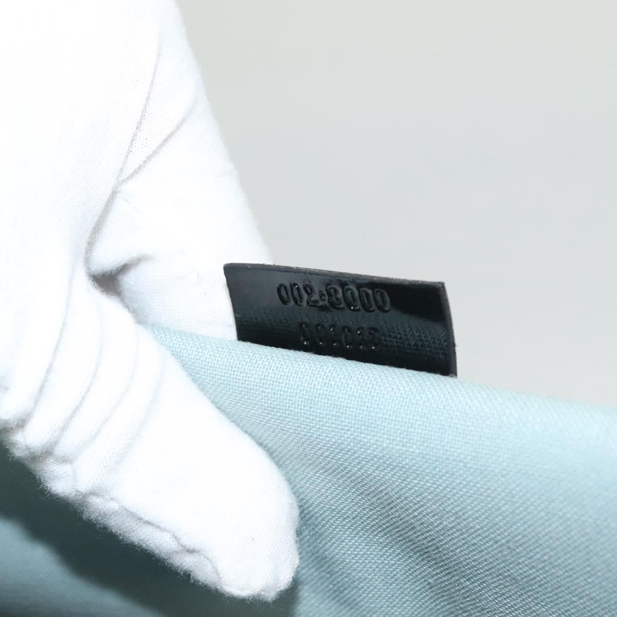 Gucci GUCCI Hand Bag Suede Light Blue Black 002 002 Size ONE SIZE - 20 Thumbnail