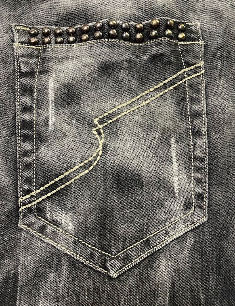 If Six Was Nine × Japanese Brand Semanticdesign Flare Smoke Wash Denim Pants Size US 30 / EU 46 - 19 Thumbnail