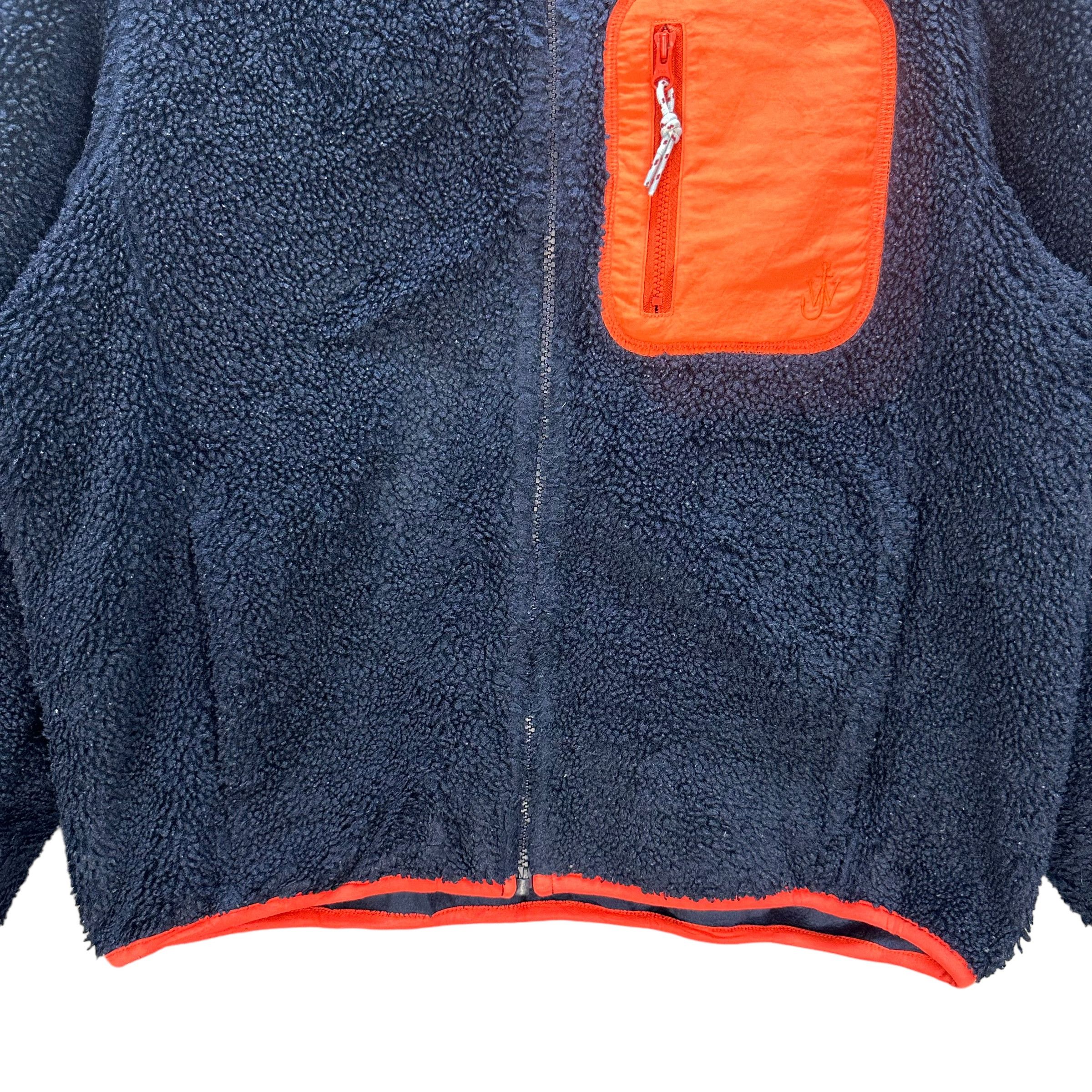 JW Anderson × Uniqlo J.W. Anderson Dark Blue Fleece Zipper Hoodies #8957-42 Size US S / EU 44-46 / 1 - 3 Thumbnail