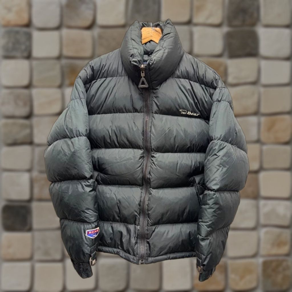 Vintage Bear Bear Reversible Black Down Jacket Mens Size S Made in USA Size US S / EU 44-46 / 1 - 1 Thumbnail