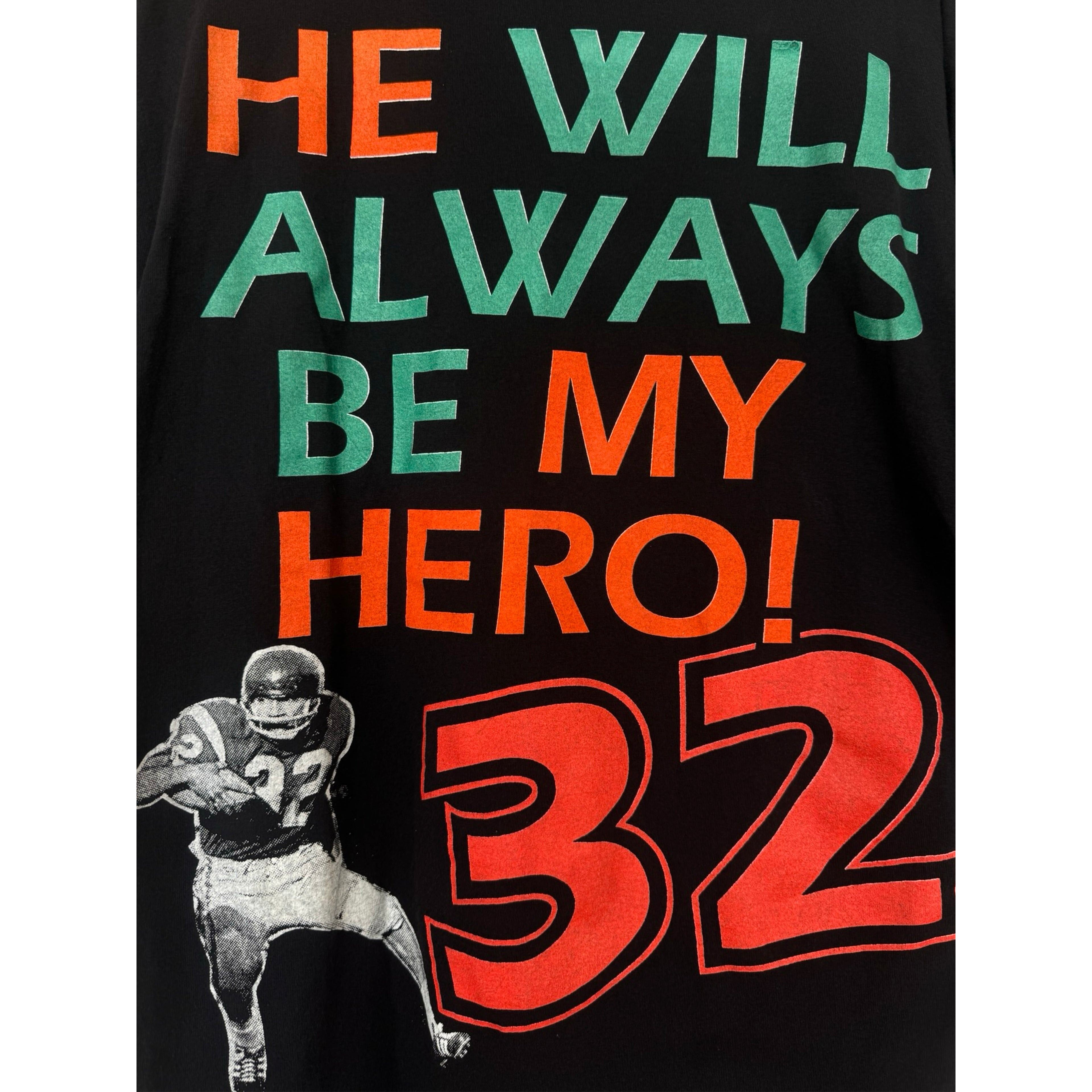 Vintage OJ Simpson He Will Always Be My Hero Tee Size US XL / EU 56 / 4 - 8 Thumbnail