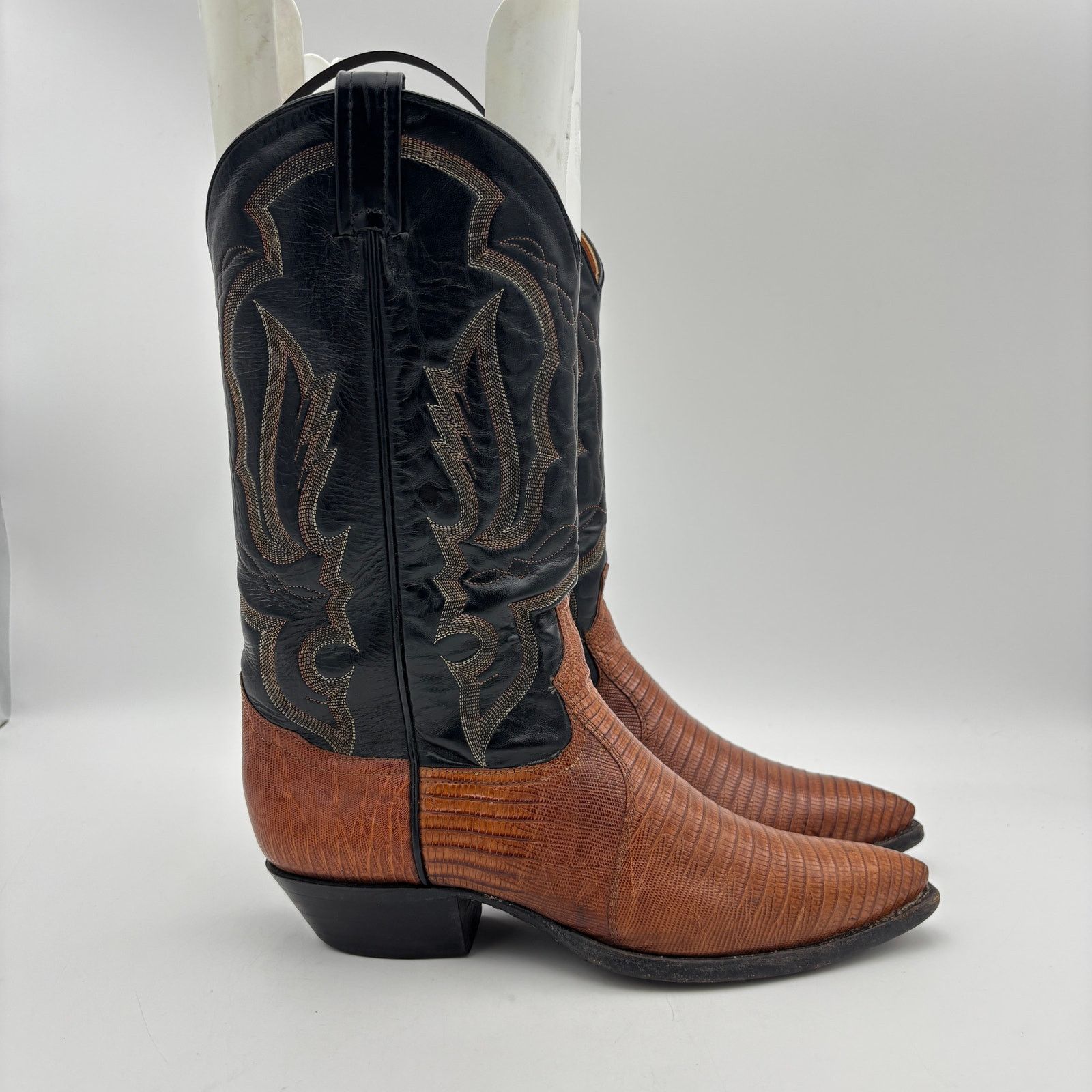 Tony Lama Tony Lama 8243 Lizard Leather Western Cowboy Boots 8.5D Size US 8.5 / EU 41-42 - 3 Thumbnail