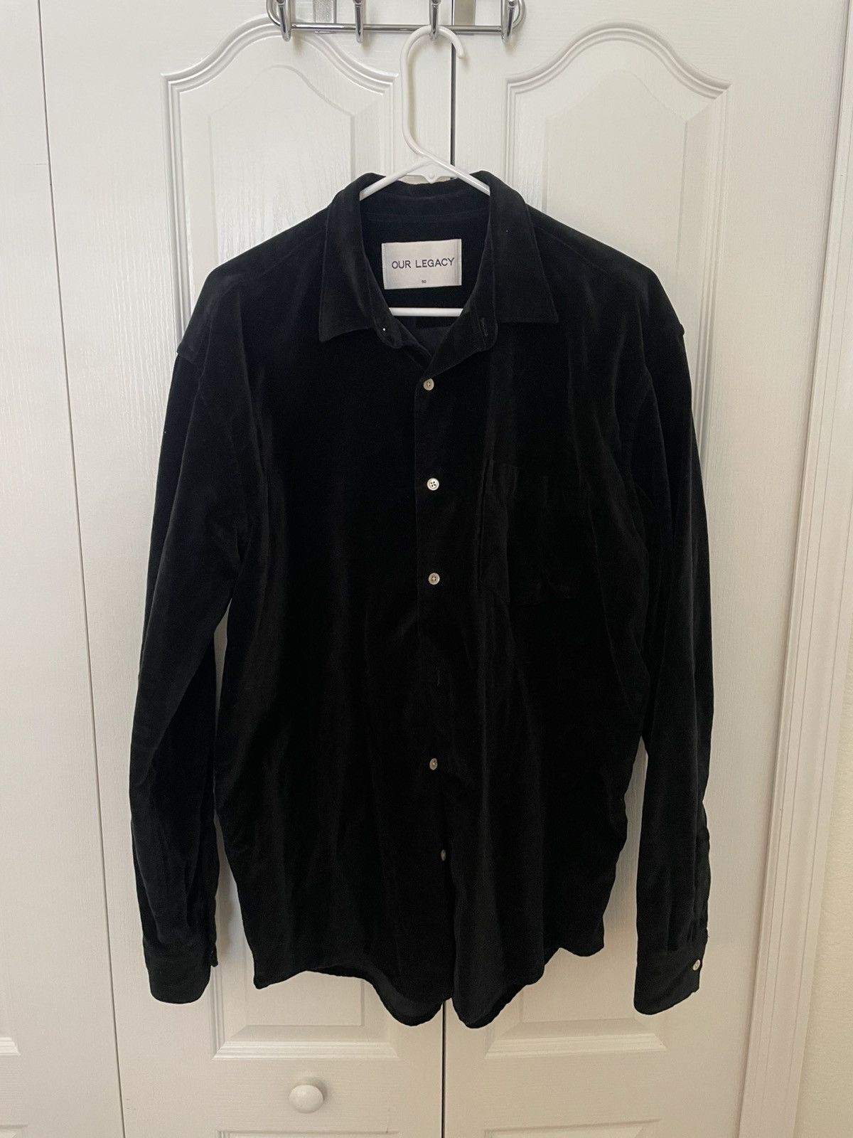 Our Legacy Our Legacy Velour Box Shirt Size US M / EU 48-50 / 2 - 1 Thumbnail