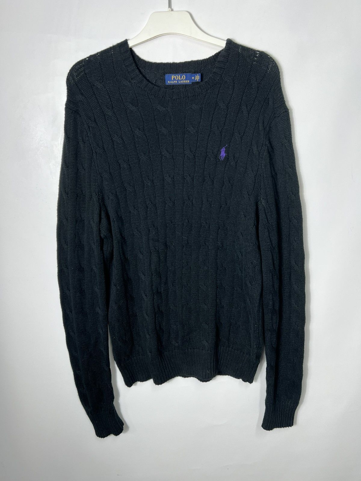 Polo Ralph Lauren Vintage streetwear hype Polo Ralph Lauren Cable Knit Sweater Size US M / EU 48-50 / 2 - 1 Thumbnail