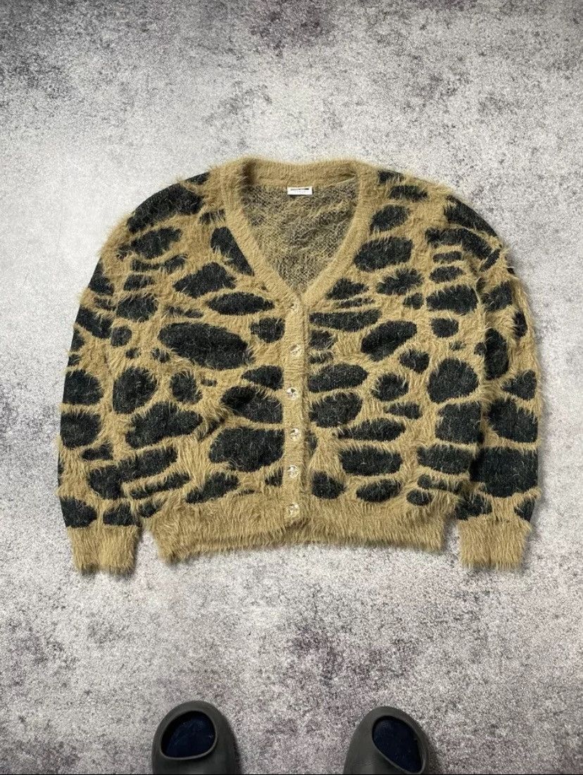 If Six Was Nine Y2K OPIUM CARDIGAN LEOPARD BALENCIGA STYLE JADED STYLE Size L / US 10 / IT 46 - 1 Thumbnail