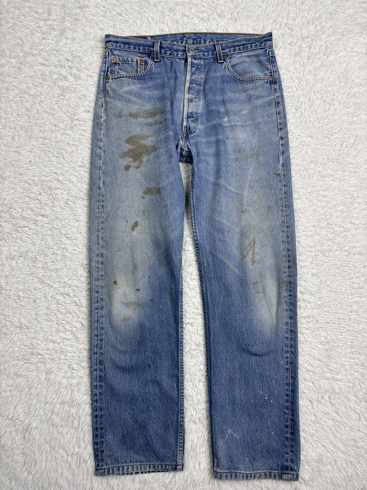 Levi's × Vintage Vintage Levis 501 USA 90s Size US 36 / EU 52 - 1 Thumbnail