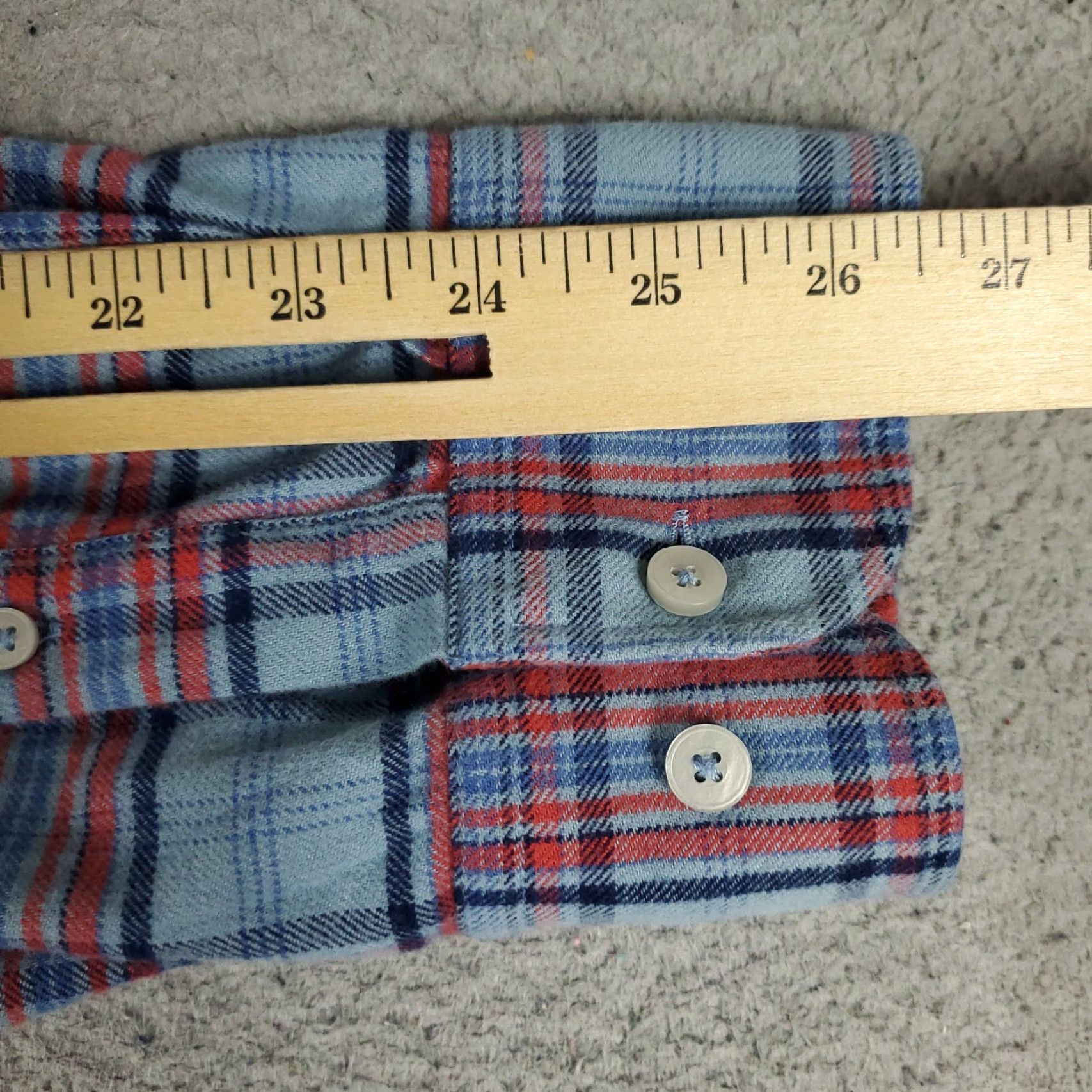 UNTUCKit UNTUCKit Shirt Mens 3XL Plaid Flannel Button-Up Long Sleeve Red Blue Casual Dress Community Classic Modern Preppy Mens Size US XXL / EU 58 / 5 - 6 Thumbnail