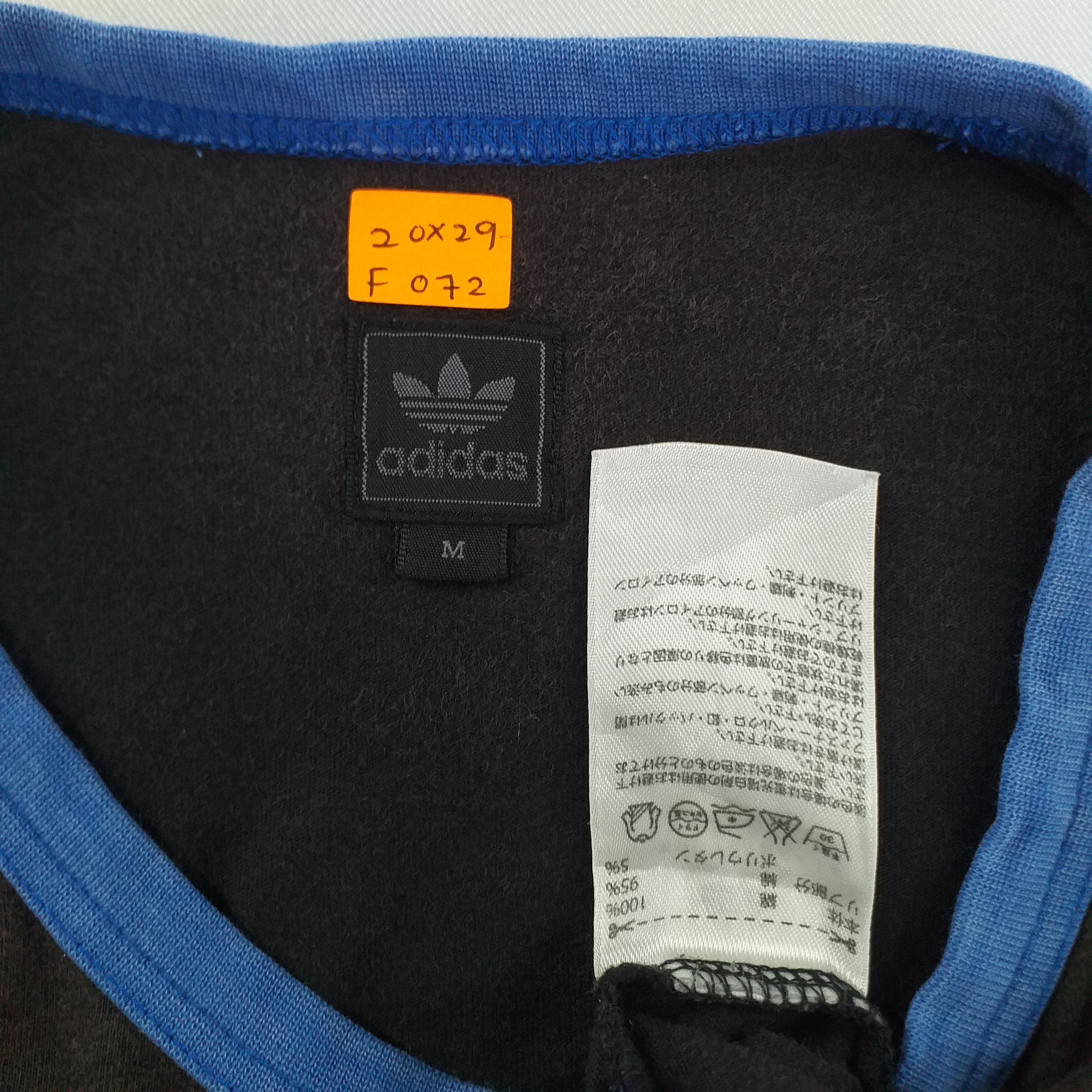 Adidas Adidas Trefoil Big Logo Ringer Medium Tshirt -F072 Size US M / EU 48-50 / 2 - 4 Thumbnail