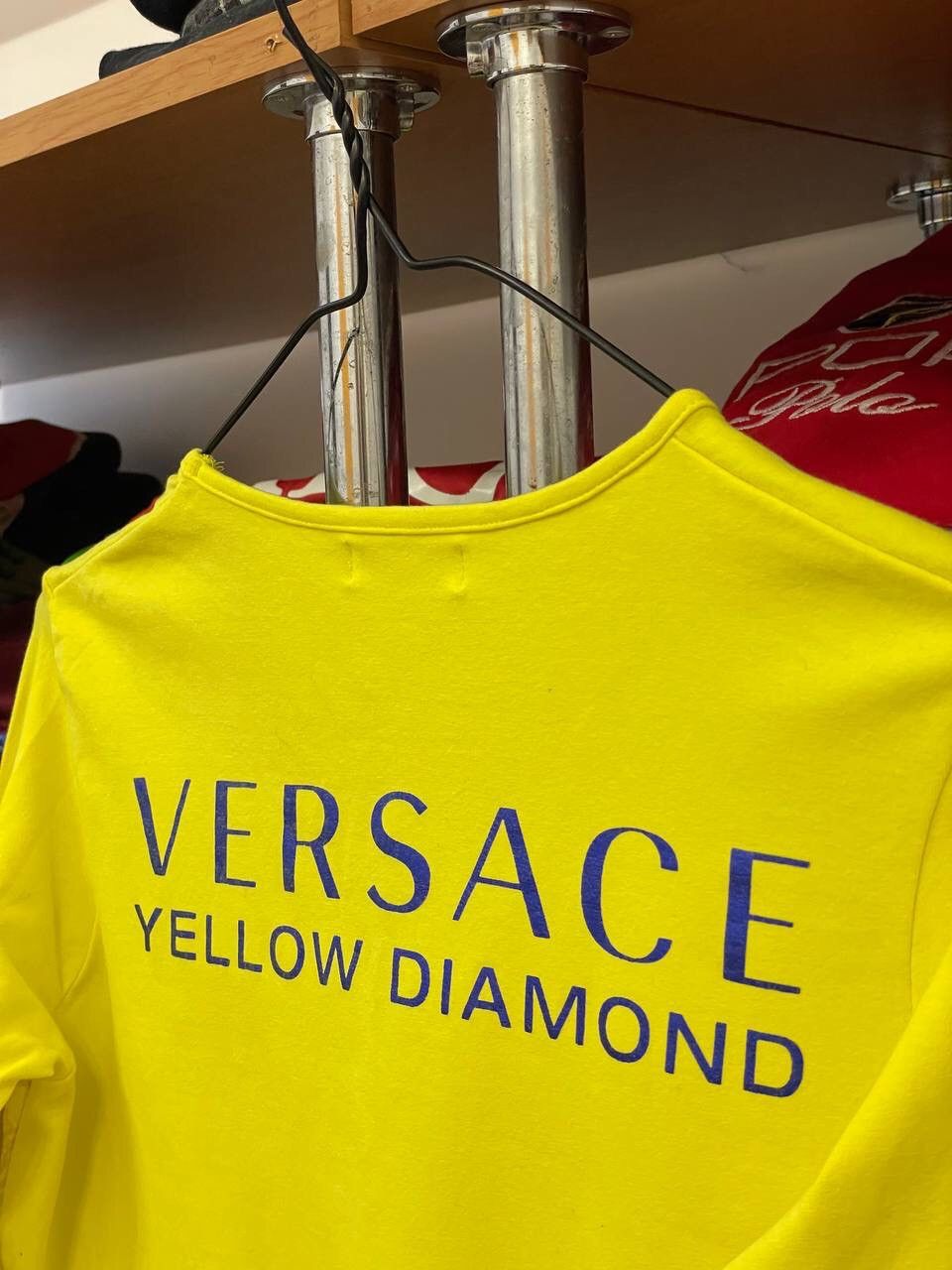 Versace × Vintage Versace Affliction Vintage Big Logo Gold Long sleeve Size M / US 6-8 / IT 42-44 - 5 Thumbnail