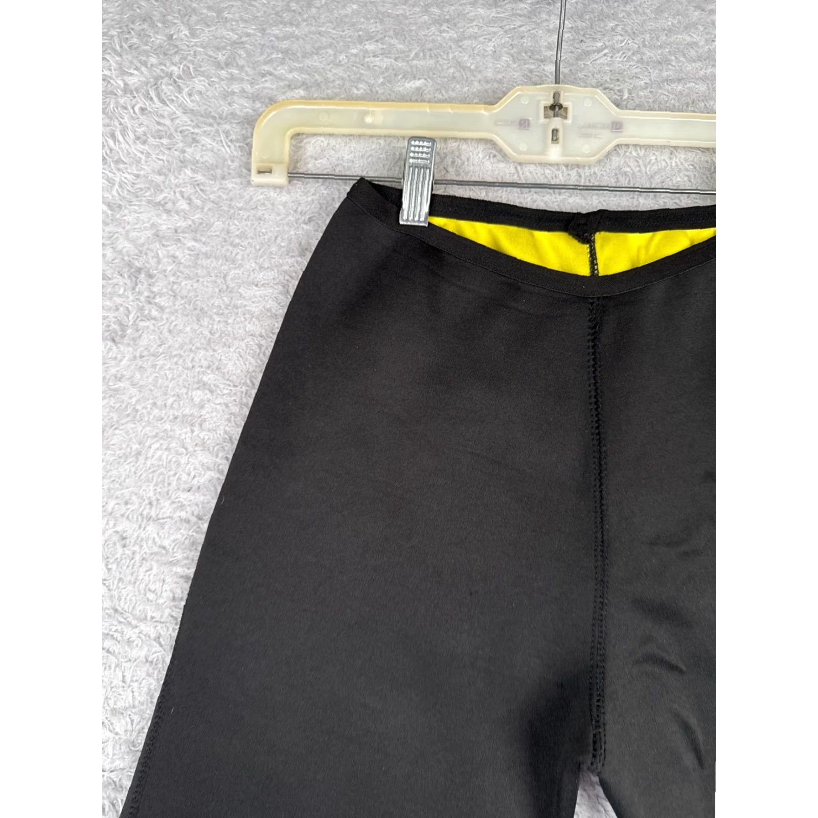 Vintage Hot Shapers Pants Womens XL Black Neotex Capri Design To Sweat More Size 40" / US 18 - 4 Thumbnail
