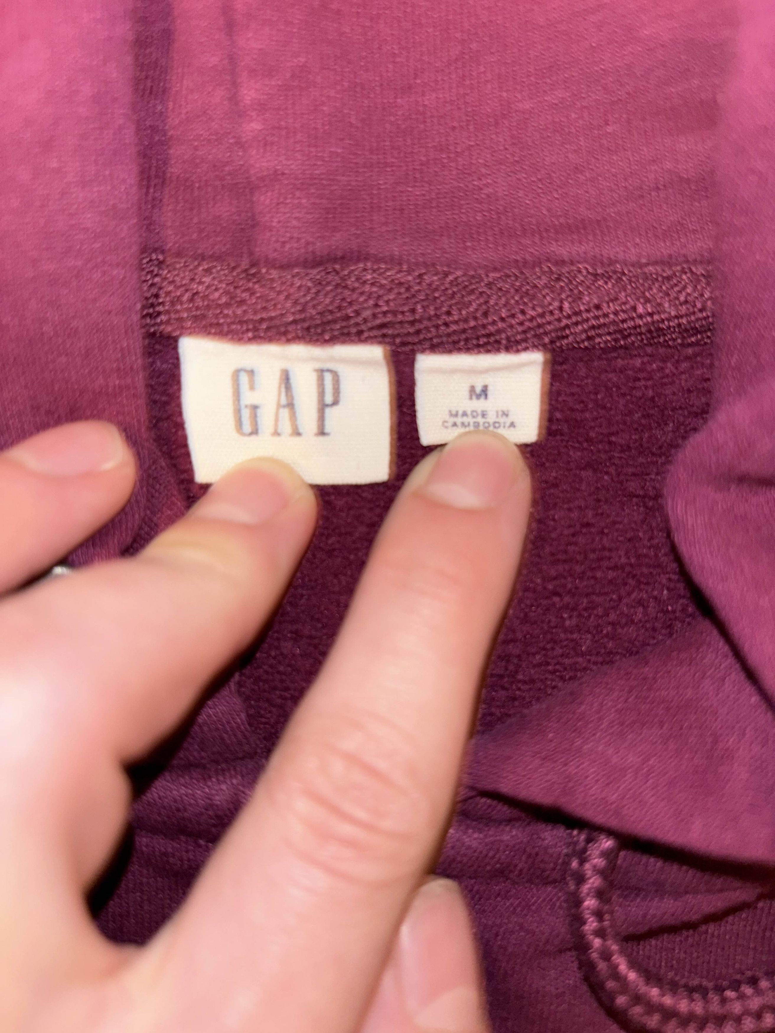 Gap Y2K GAP Spellout Hoodie Size S / US 4 / IT 40 - 5 Thumbnail