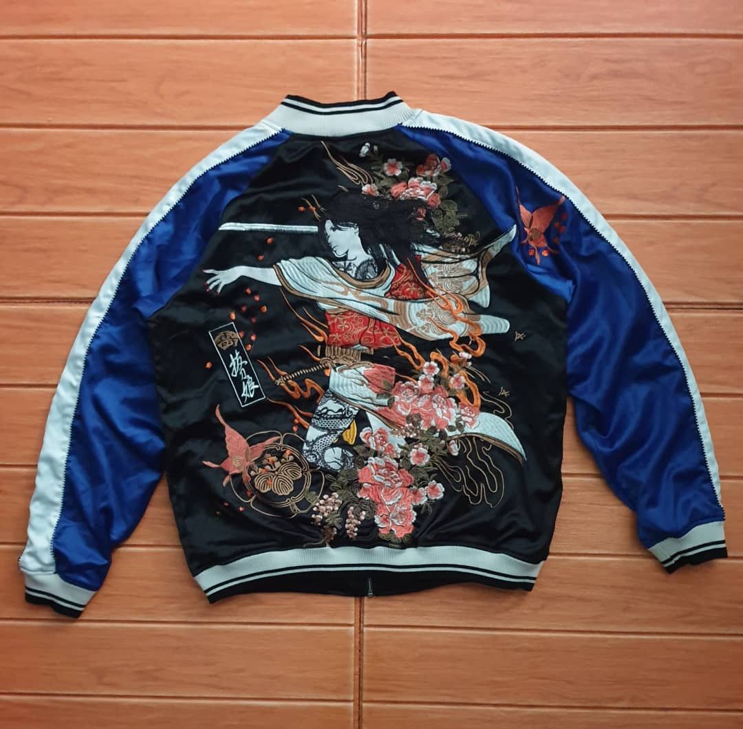 PPFM 💥Divine retribution geisha harajuku Japan souvenir jacket Size US L / EU 52-54 / 3 - 1 Thumbnail