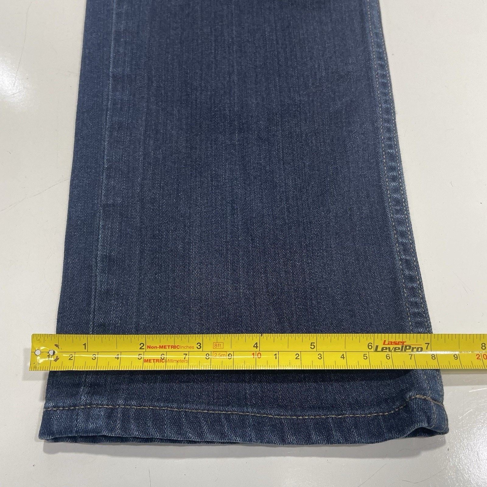 Paige PAIGE Federal Slim Straight Leg Jeans Dark Indigo Blue 33 Size US 33 - 2 Thumbnail