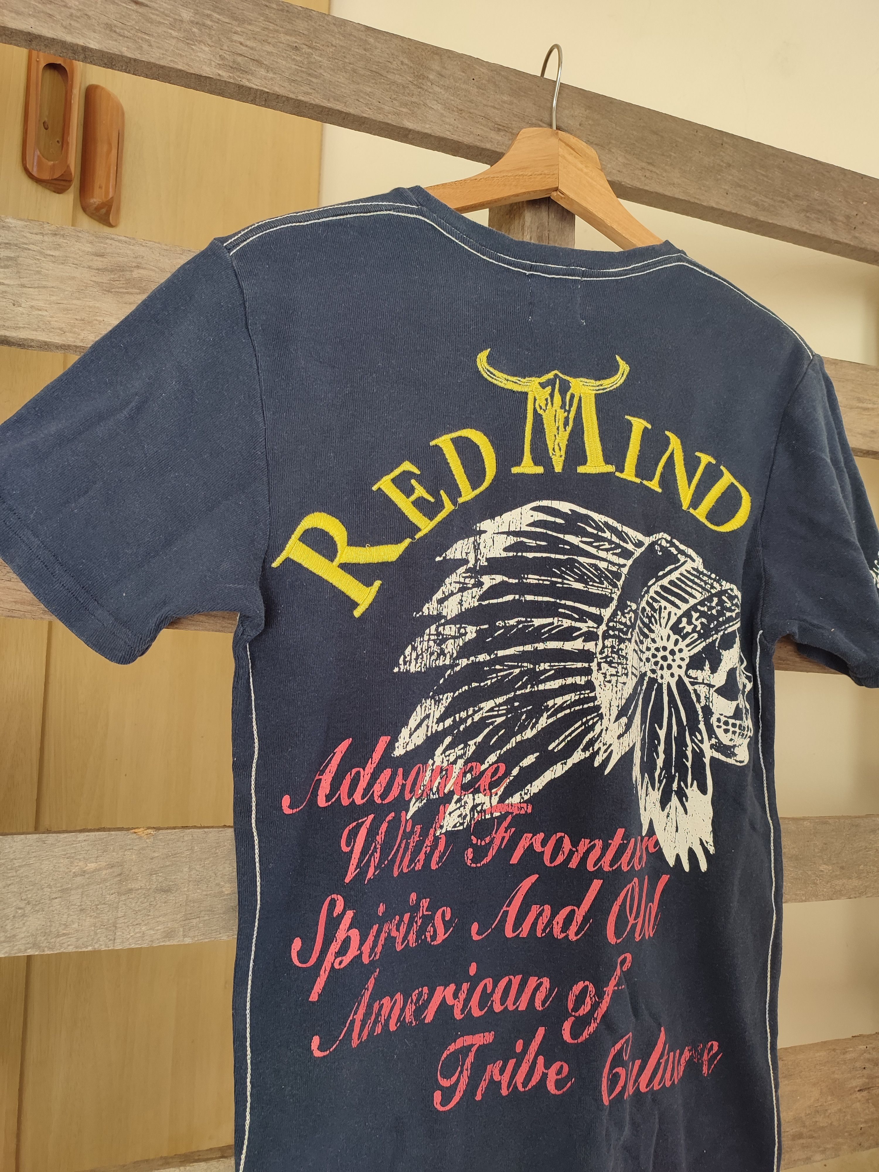 Vintage 💥Rare💥 Vintage Red Mind Apache Tee Size US S / EU 44-46 / 1 - 3 Thumbnail