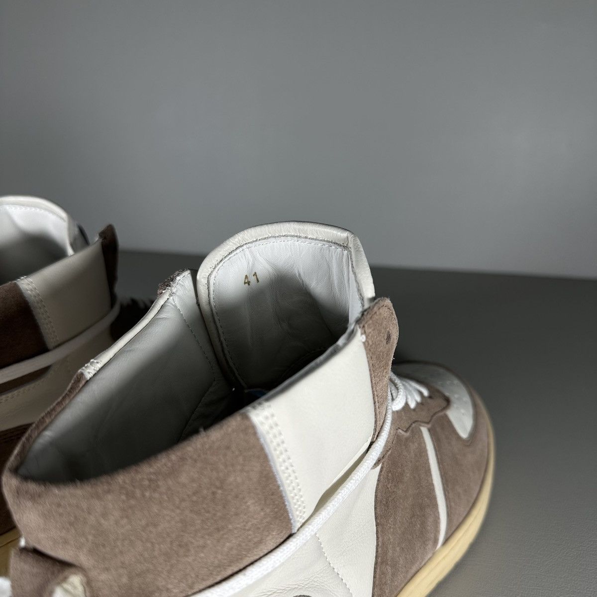 Collegium Collegium Pillar Destroyer High Top Suede Leather Sneakers Size US 8.5 / EU 41-42 - 8 Thumbnail