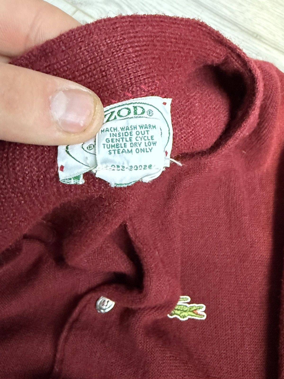 Lacoste Vintage Lacoste 80’s made in USA sweater cardigan Size US L / EU 52-54 / 3 - 4 Thumbnail