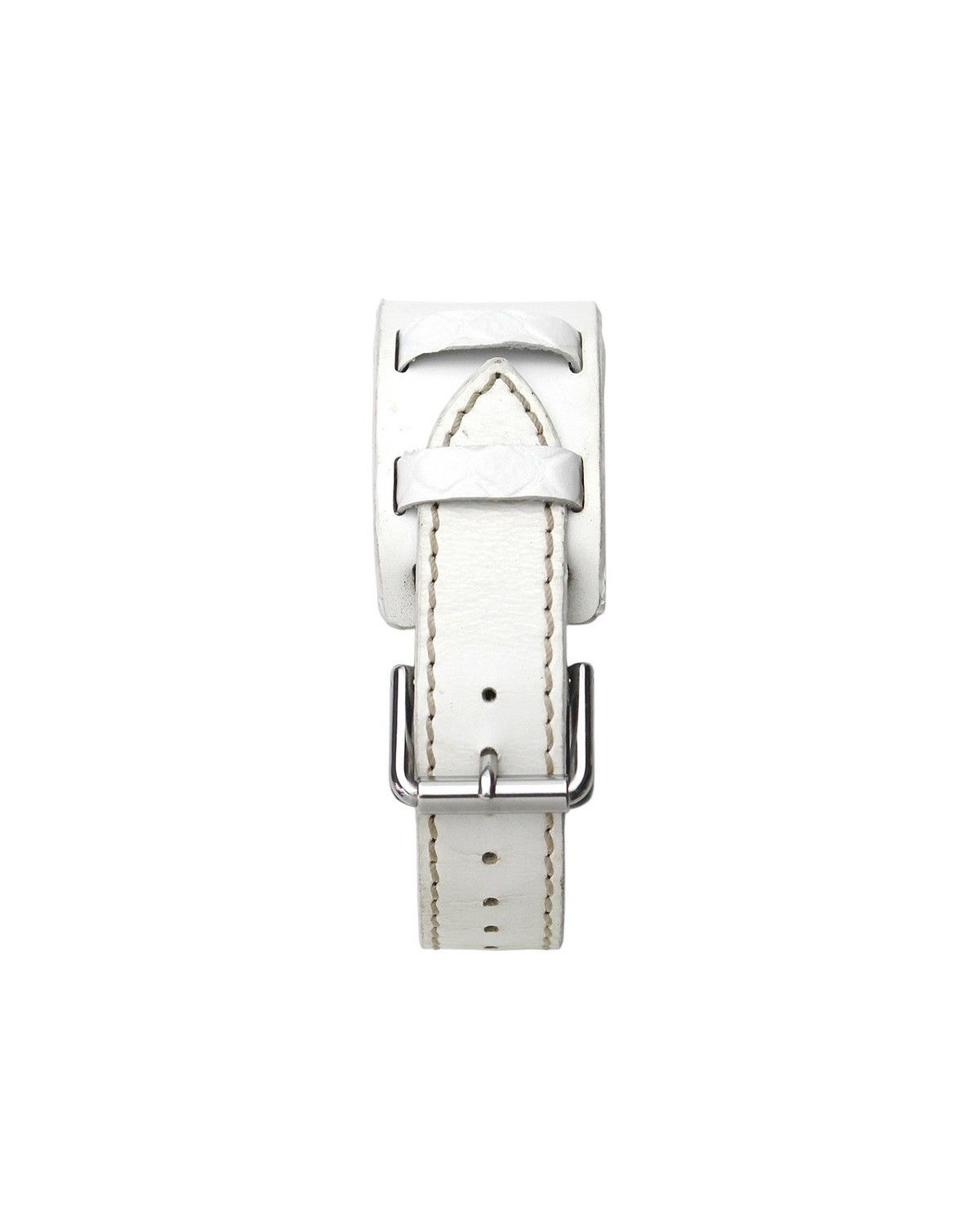 Issey Miyake × Seiko 2000S CABANE DE ZUCCA WHITE LEATHER CUFF WATCH Size ONE SIZE - 4 Thumbnail